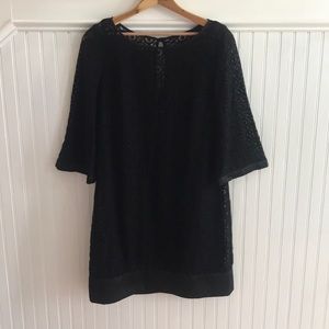 Black Lace LBD with Slip